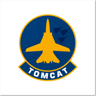 F-14 Tomcat - Yellow Silhouette F-14 Tomcat - Clean Style Posters and Art